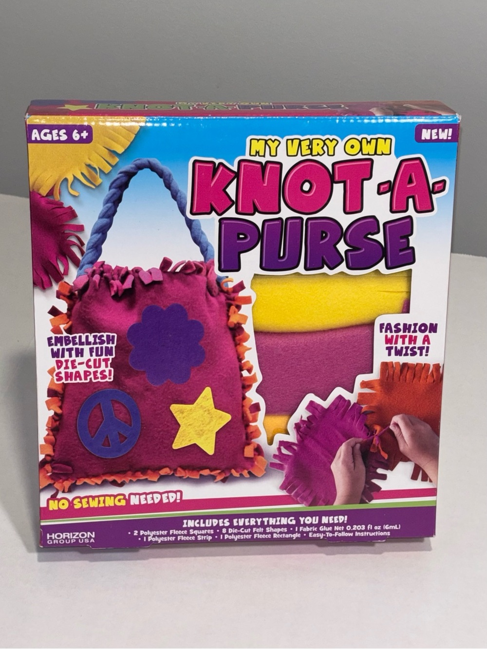 My Very Own Knot-A-Purse Craft Kit - Purple